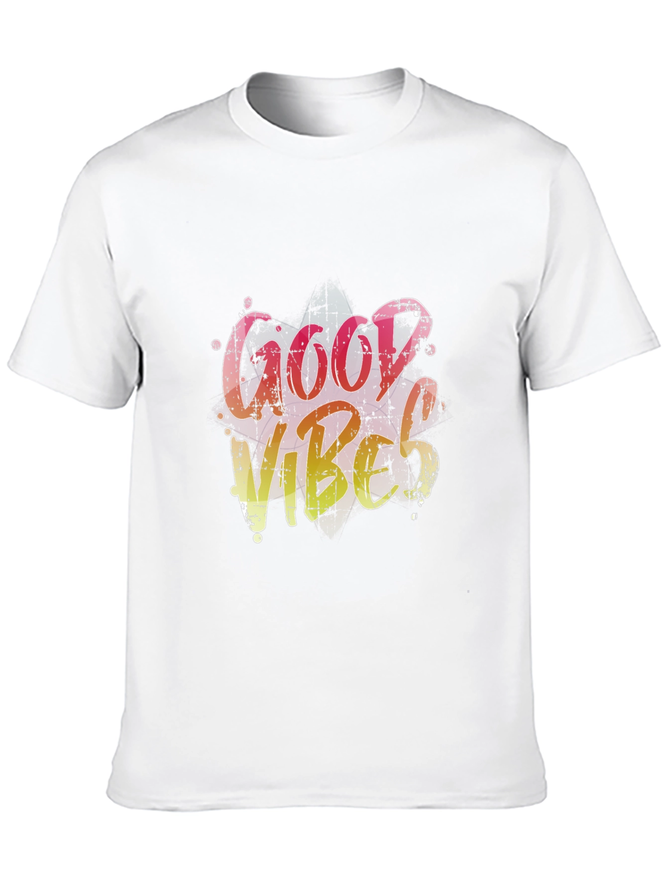 Good Vibes Graphic Tee - Black Casual T-Shirt