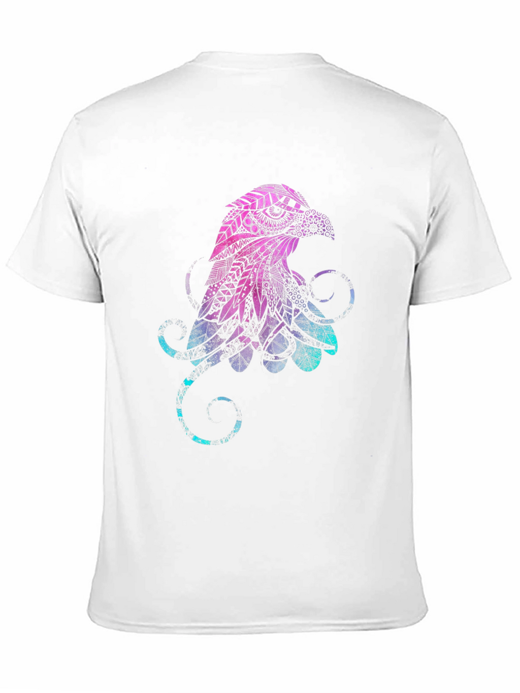 Abstract Eagle Graphic Black T-Shirt