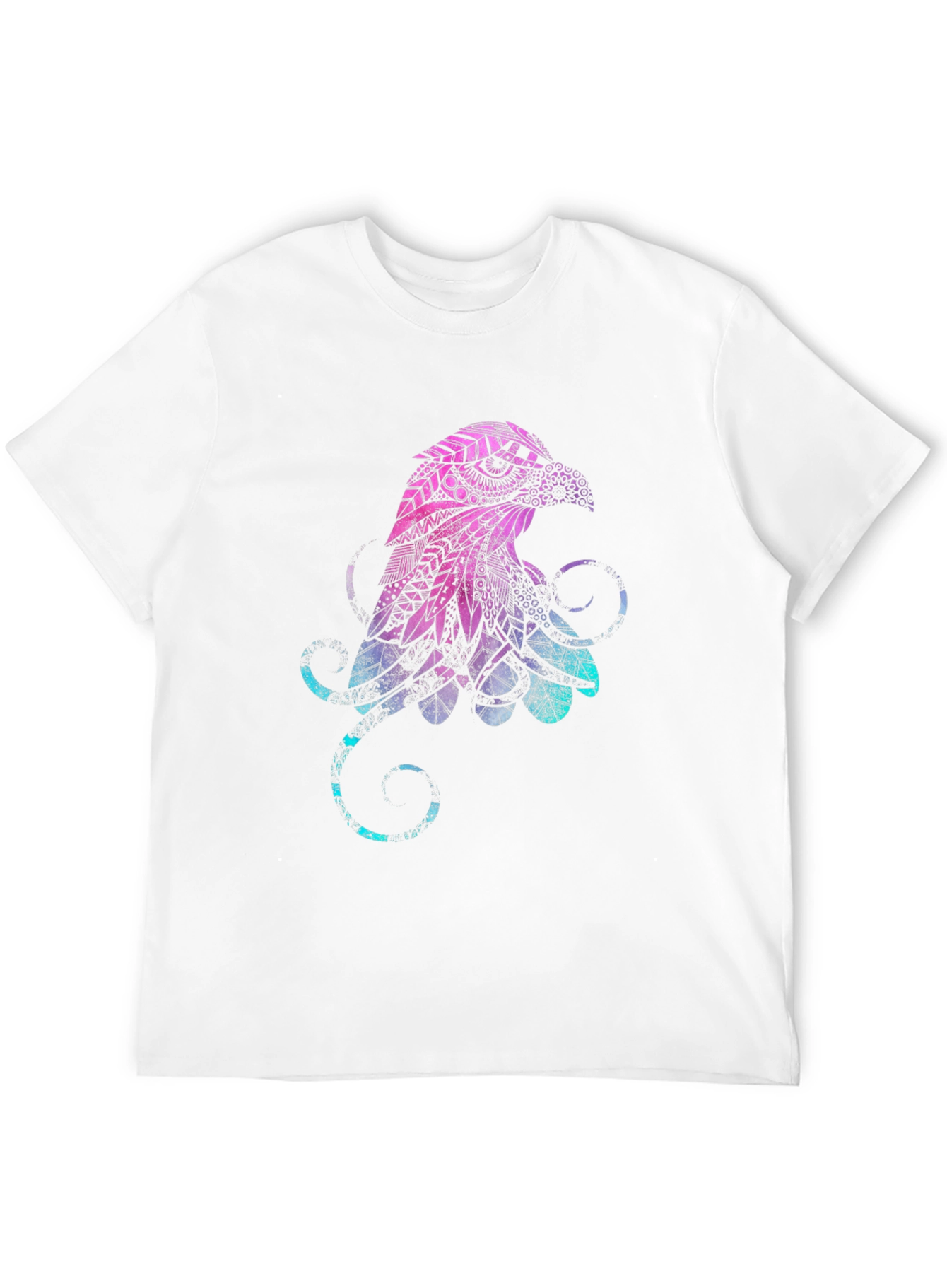 Abstract Eagle Graphic Black T-Shirt