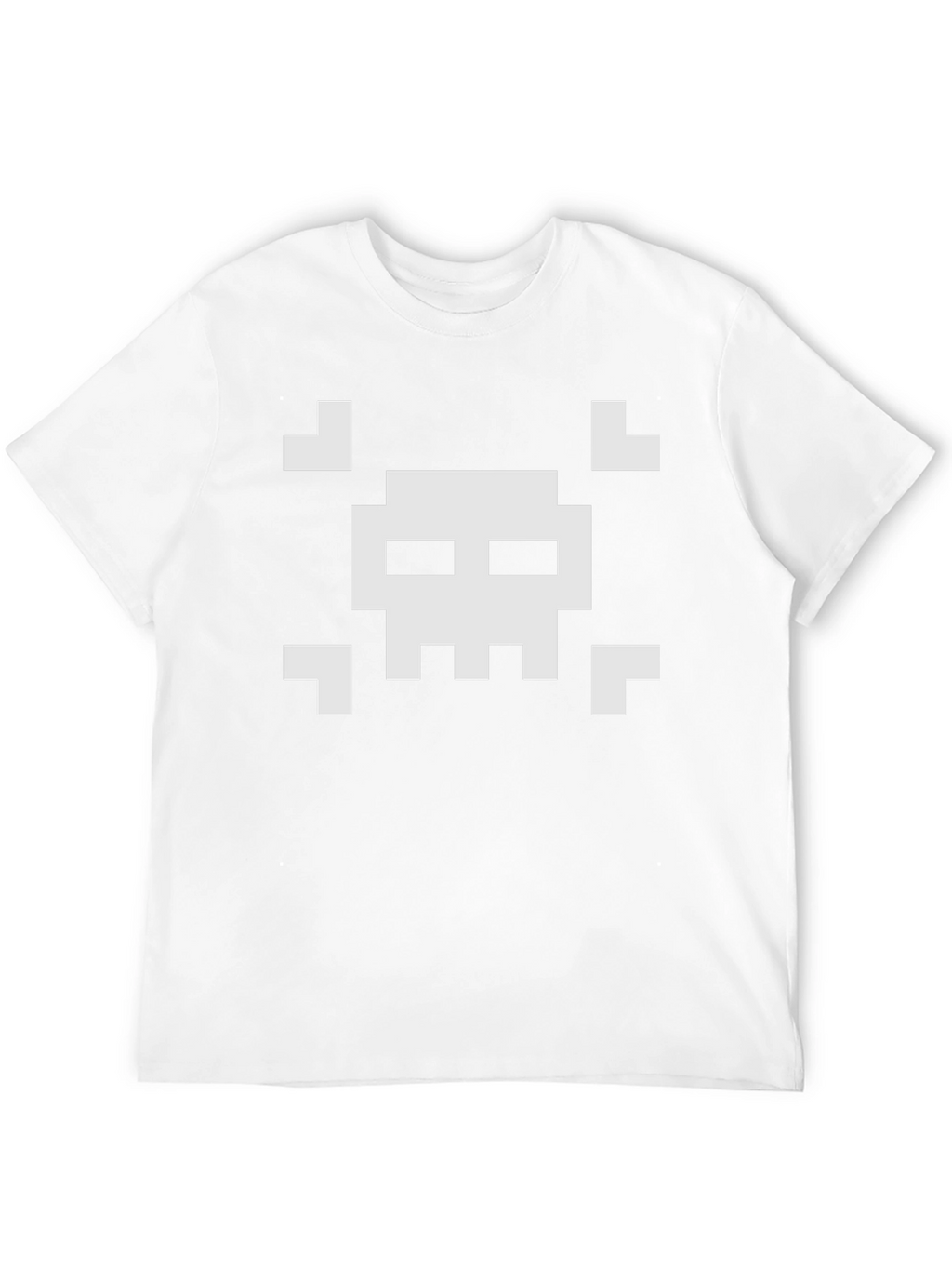 Pixelated Skull T-Shirt - Retro Gaming Style