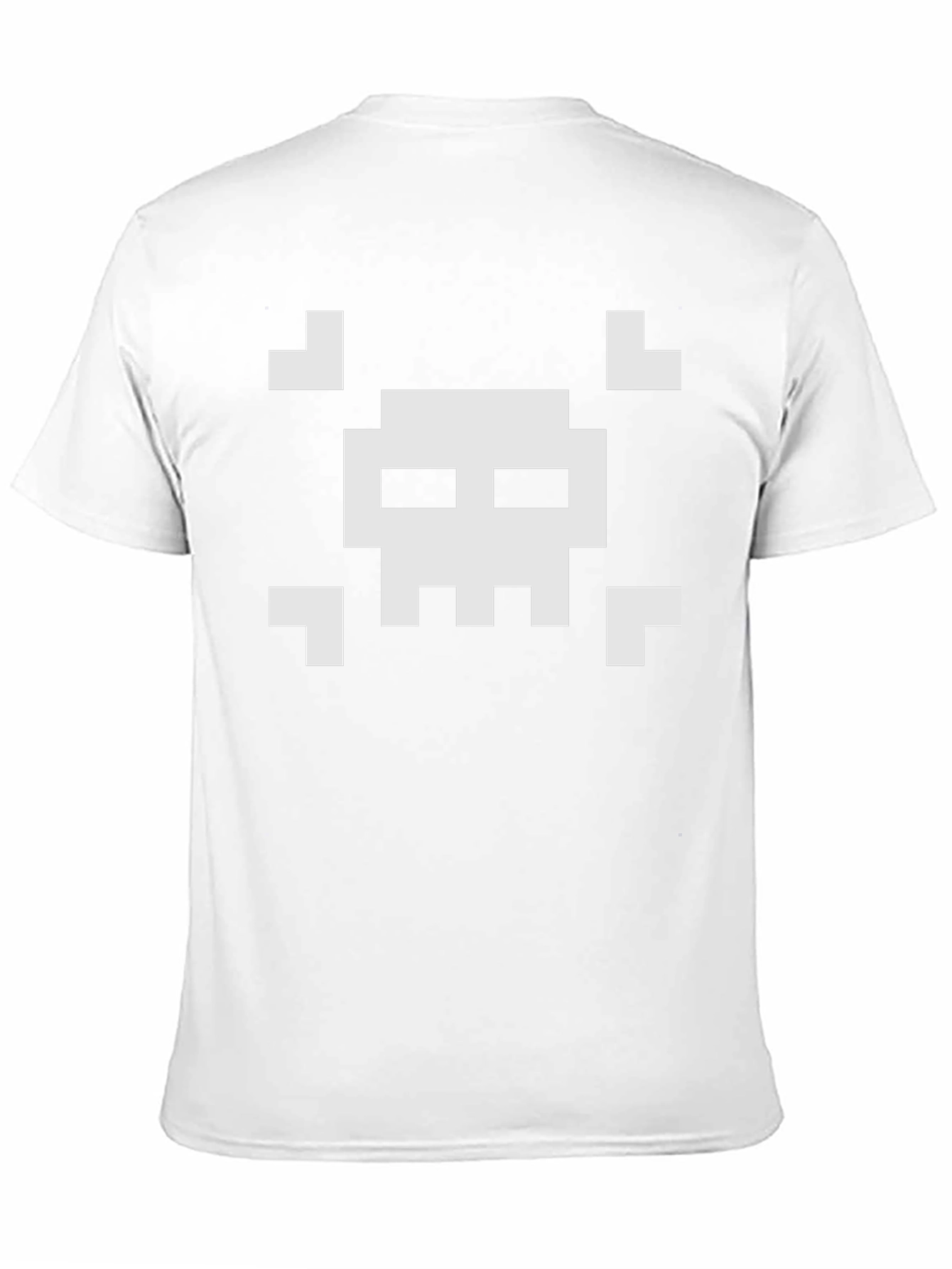Pixelated Skull T-Shirt - Retro Gaming Style