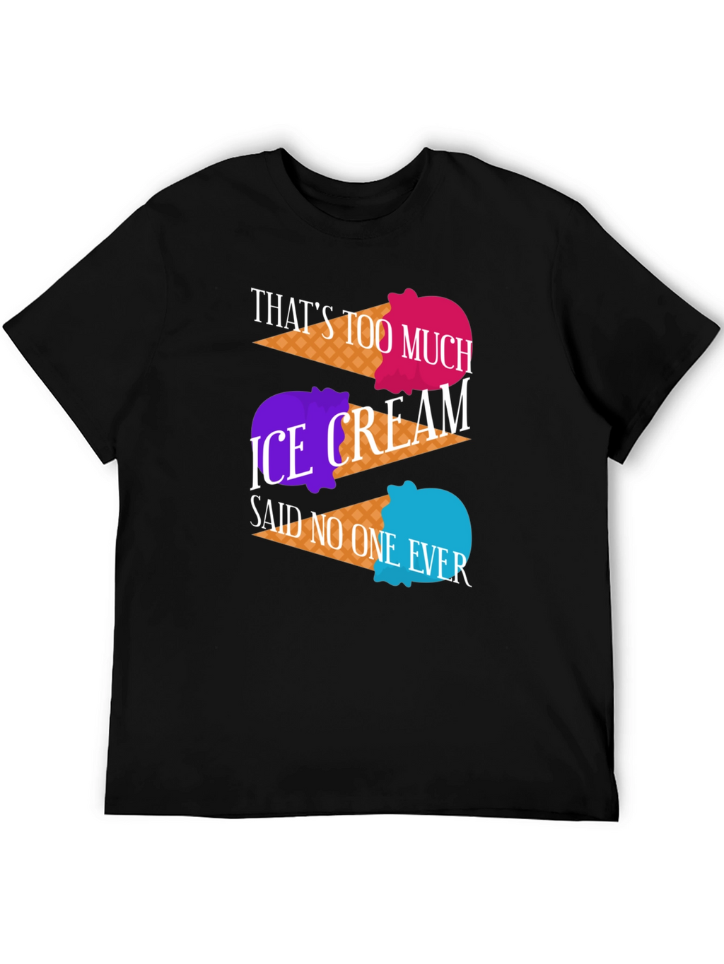 Ice Cream Lover T-Shirt - Too Much Ice Cream?