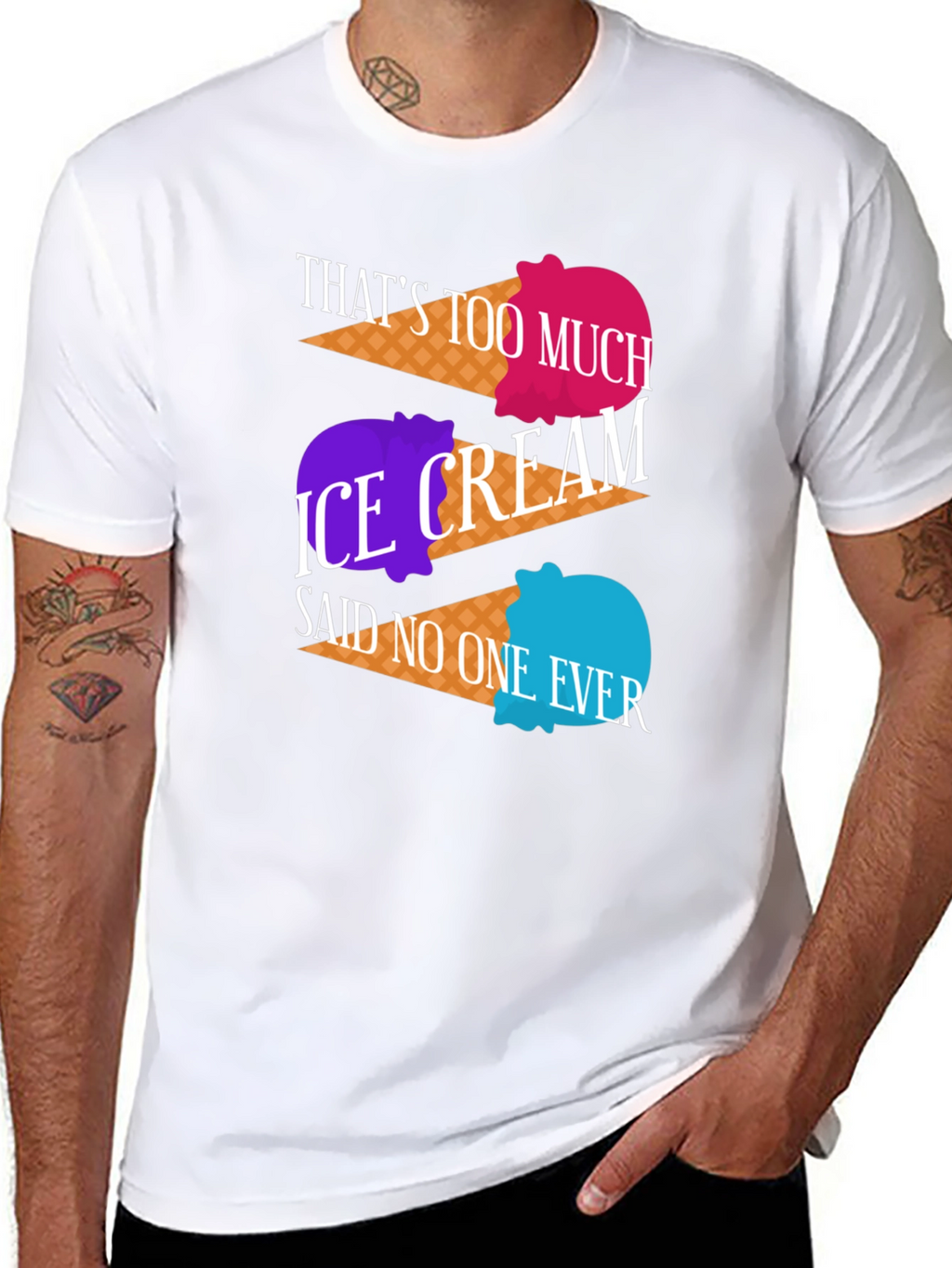 Ice Cream Lover T-Shirt - Too Much Ice Cream?