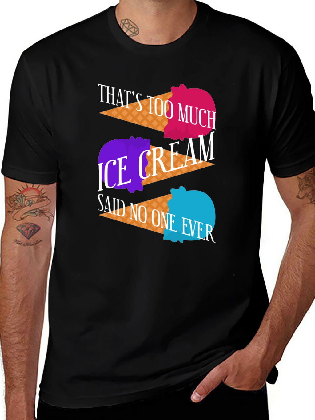 Ice Cream Lover T-Shirt - Too Much Ice Cream?