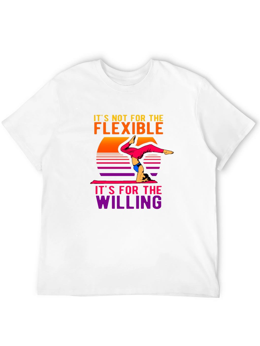 Flexible Willing Yoga Graphic Tee