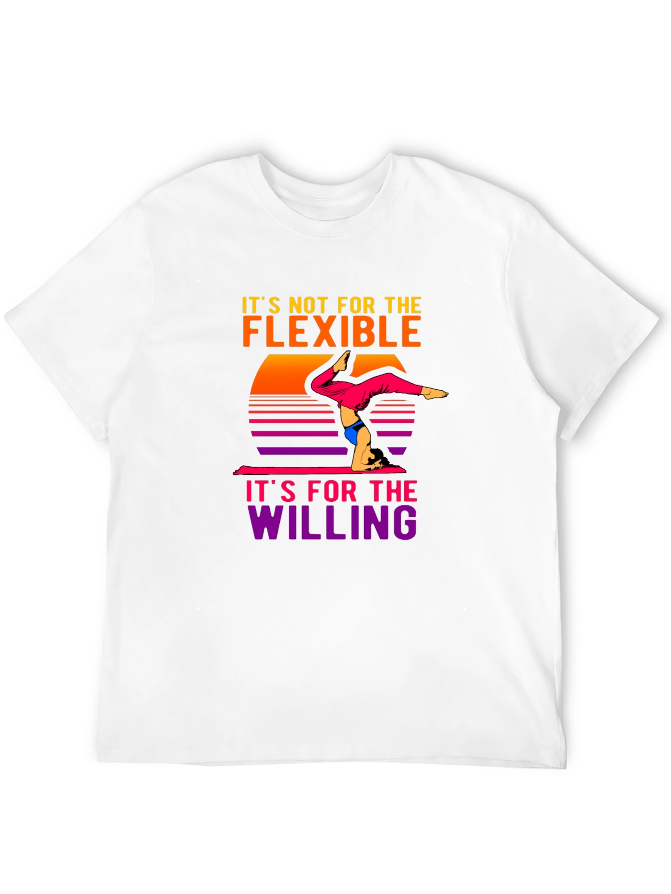 Flexible Willing Yoga Graphic Tee