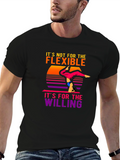 Flexible Willing Yoga Graphic Tee