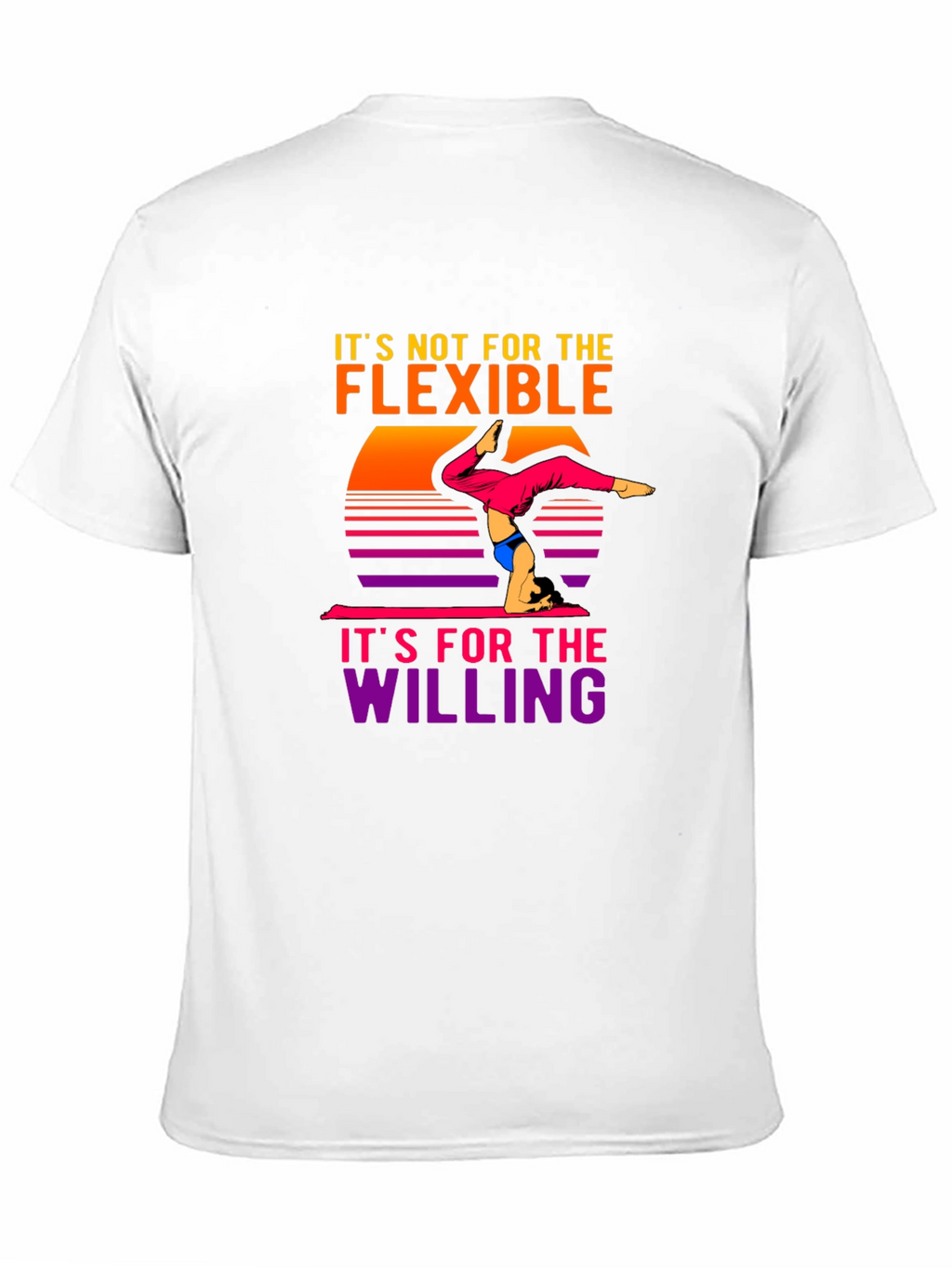Flexible Willing Yoga Graphic Tee