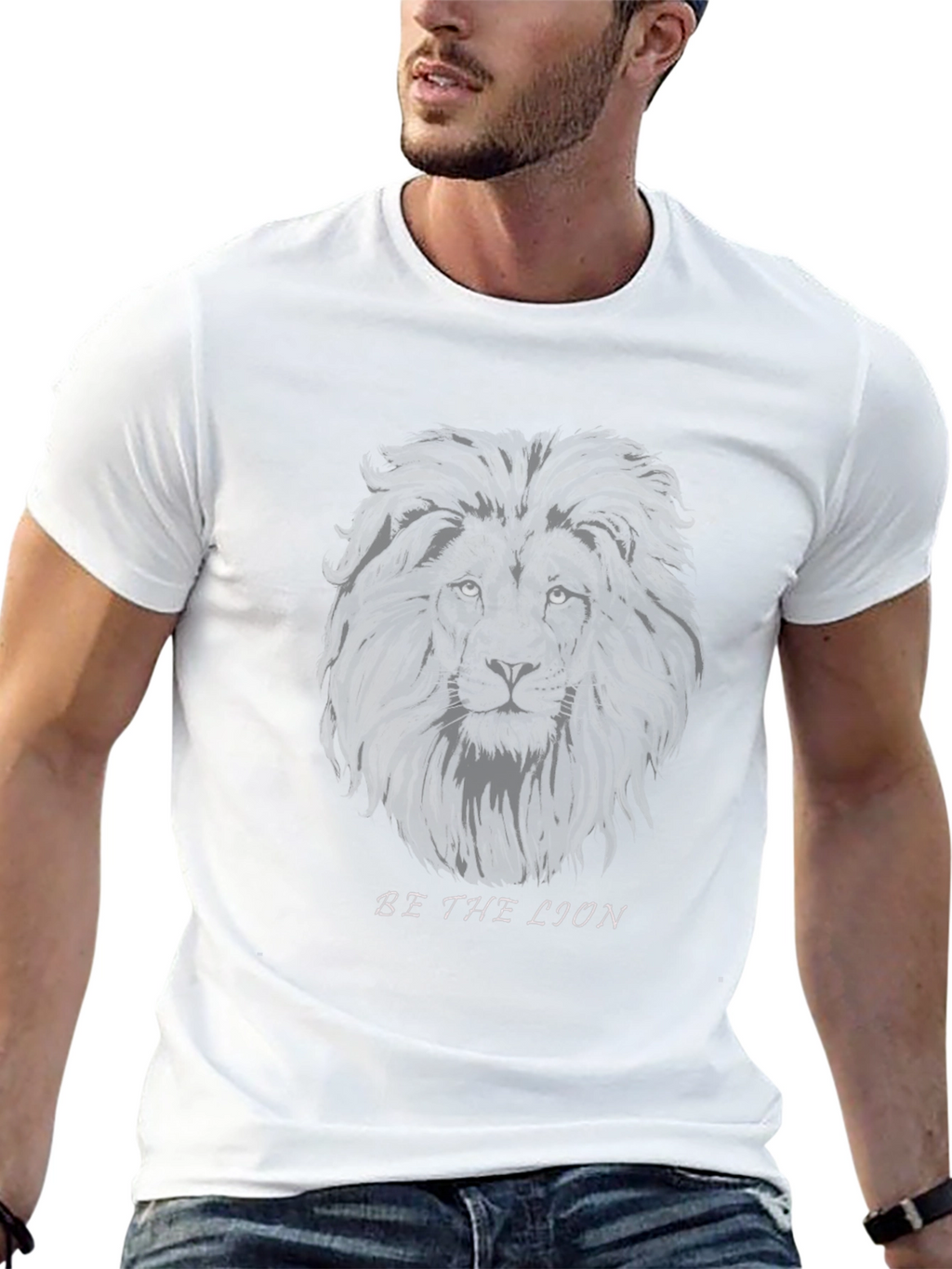 Be The Lion Graphic Tee - Black