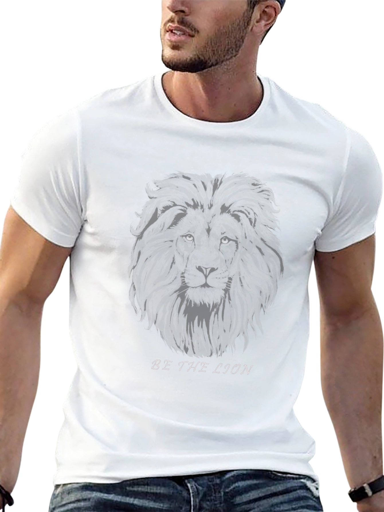 Be The Lion Graphic Tee - Black