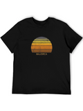 Majorca Sunset Graphic Tee - Retro Island Vibe