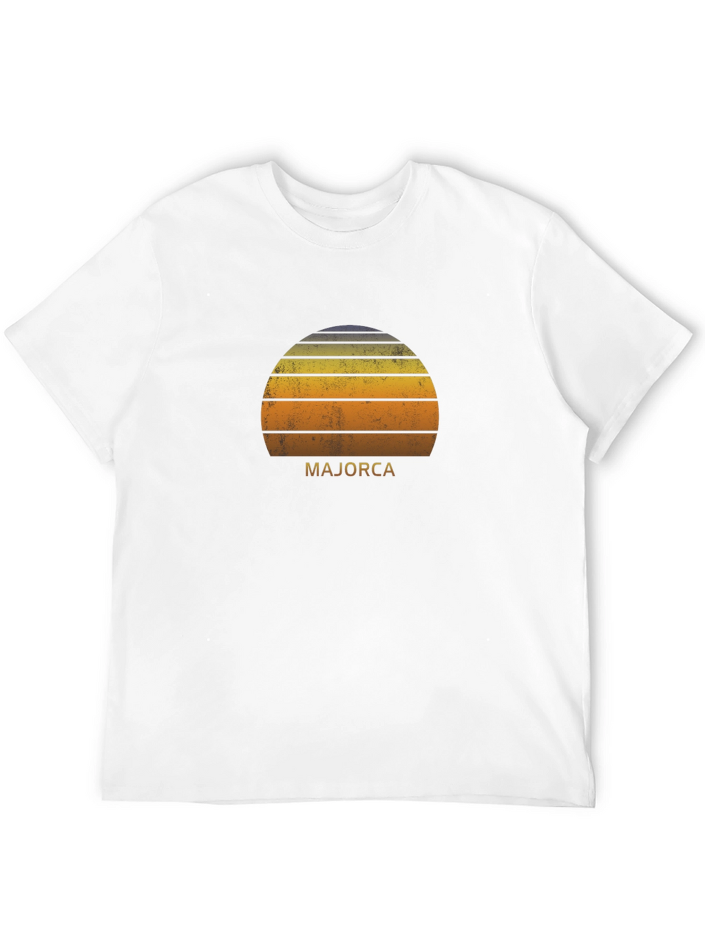 Majorca Sunset Graphic Tee - Retro Island Vibe