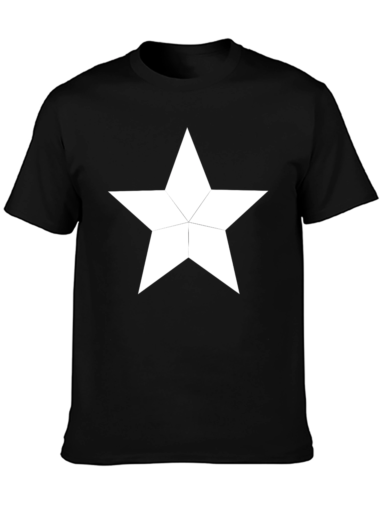 Star Graphic Black T-Shirt - Casual Cool