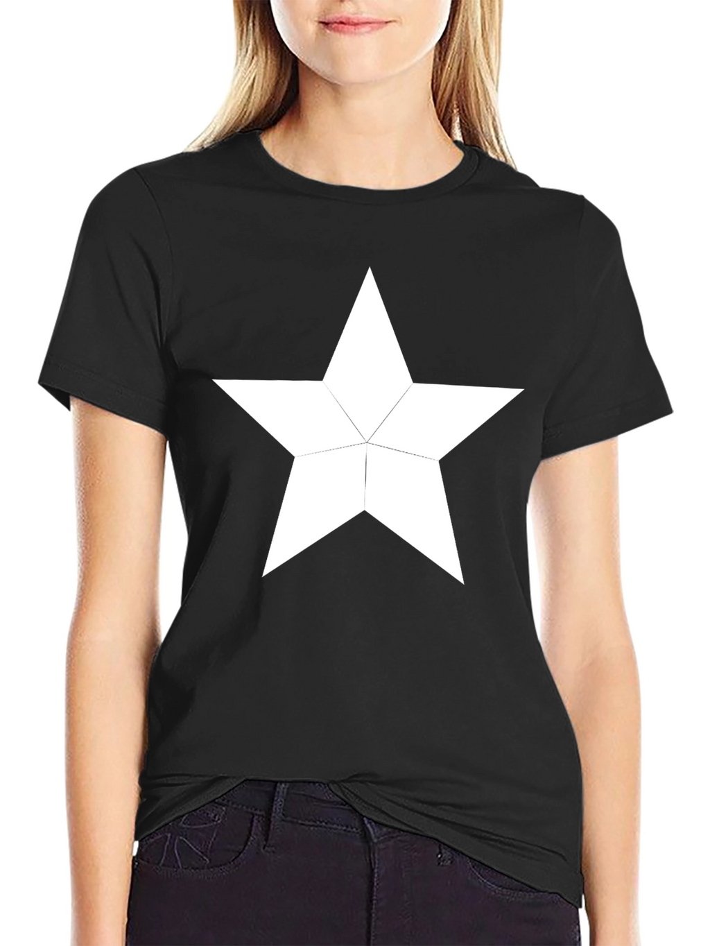 Star Graphic Black T-Shirt - Casual Cool