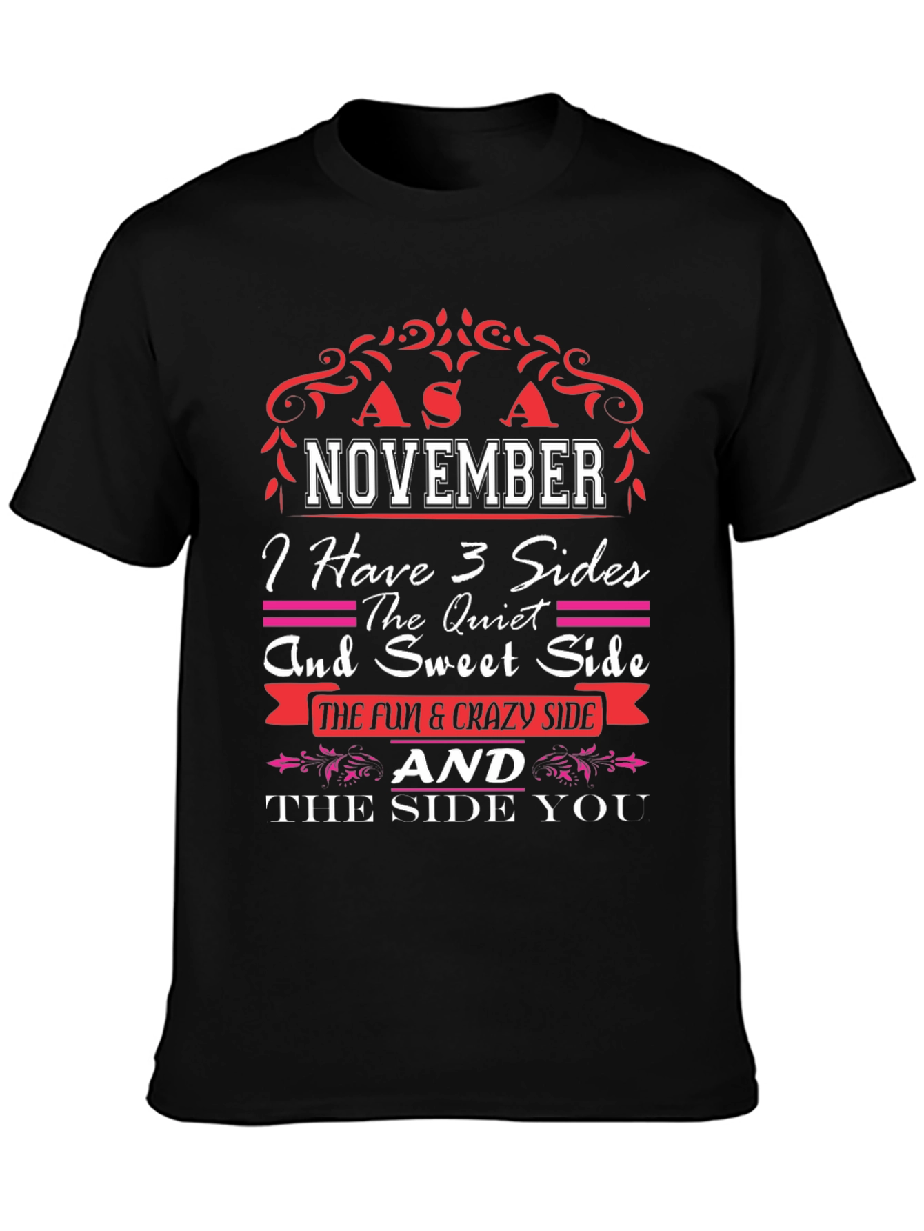 November Birthday Personality T-Shirt