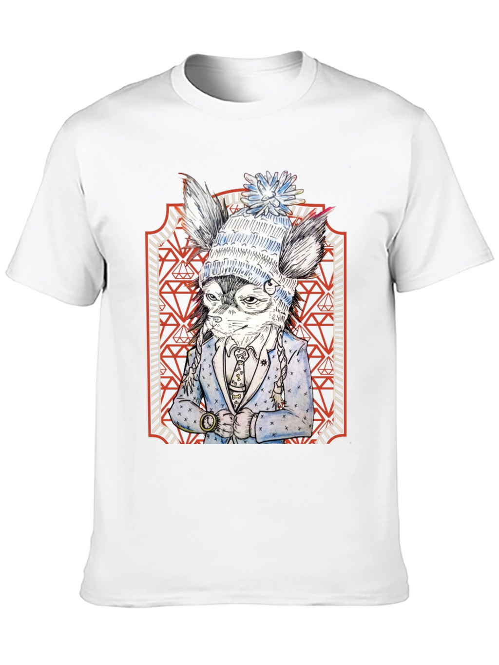 Stylish Animal Print Graphic Tee