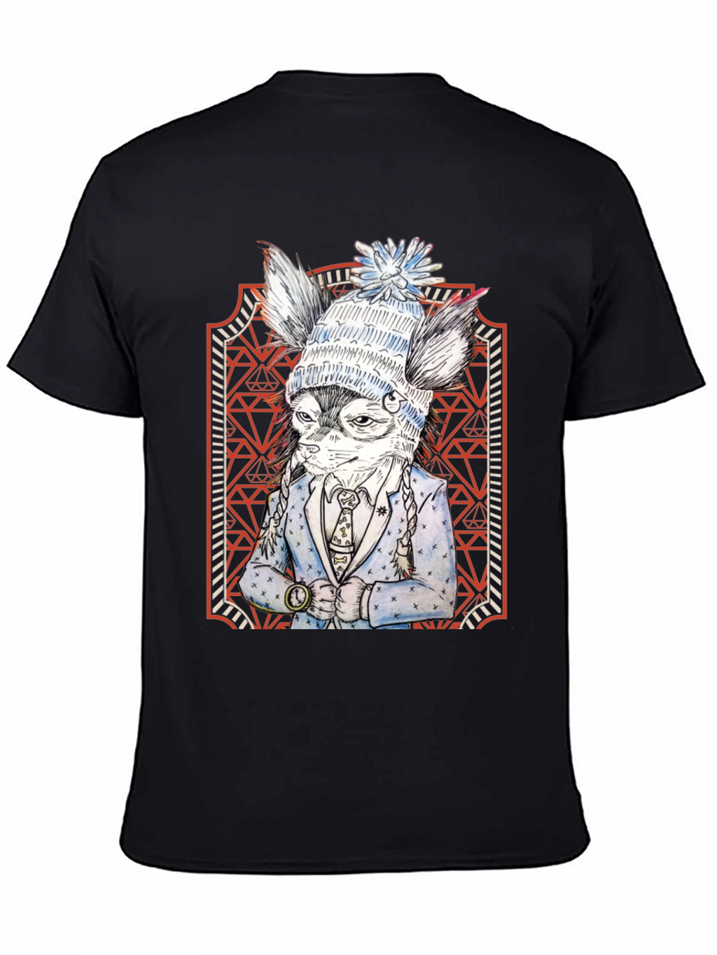 Stylish Animal Print Graphic Tee