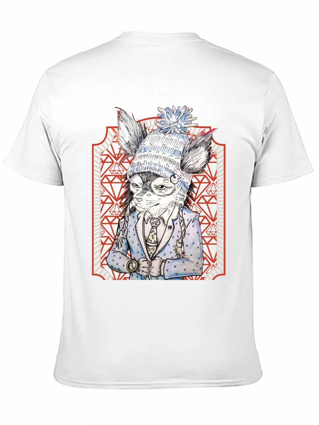 Stylish Animal Print Graphic Tee