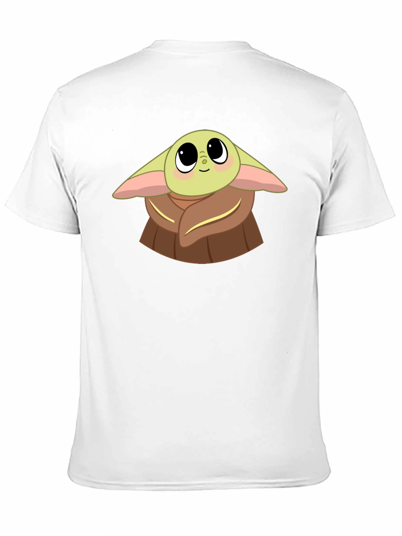 Baby Yoda Graphic Black T-Shirt