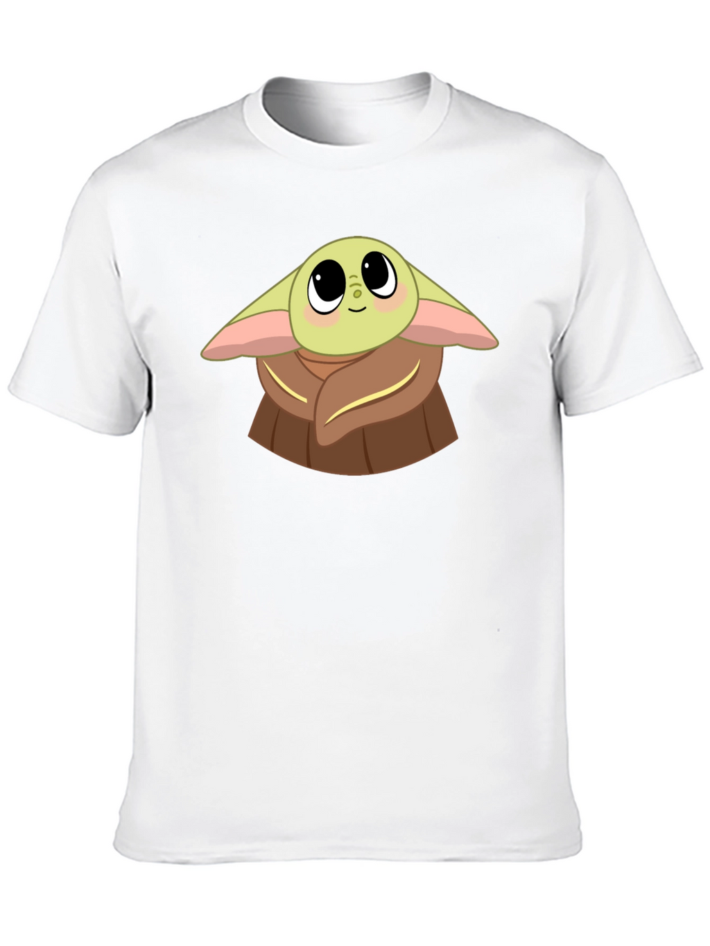 Baby Yoda Graphic Black T-Shirt