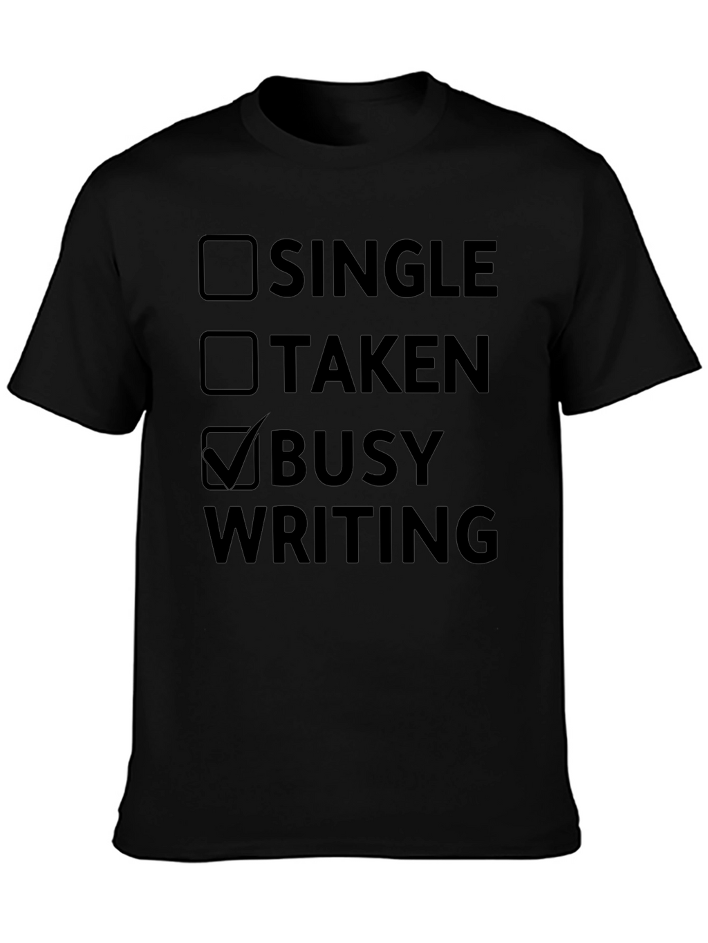 Busy Writing Novelty T-Shirt