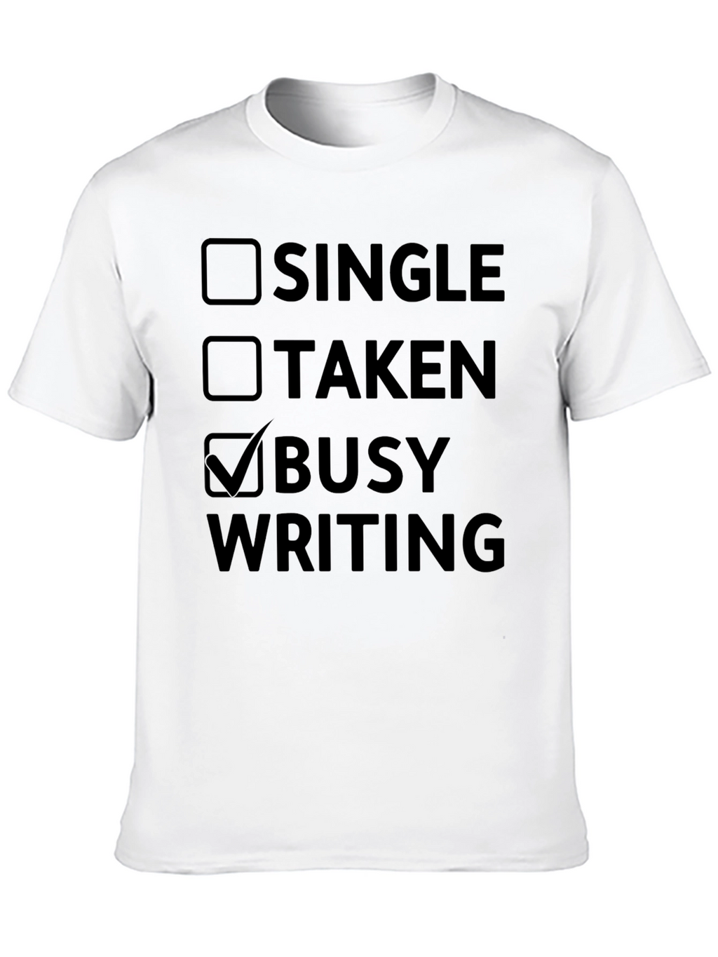 Busy Writing Novelty T-Shirt
