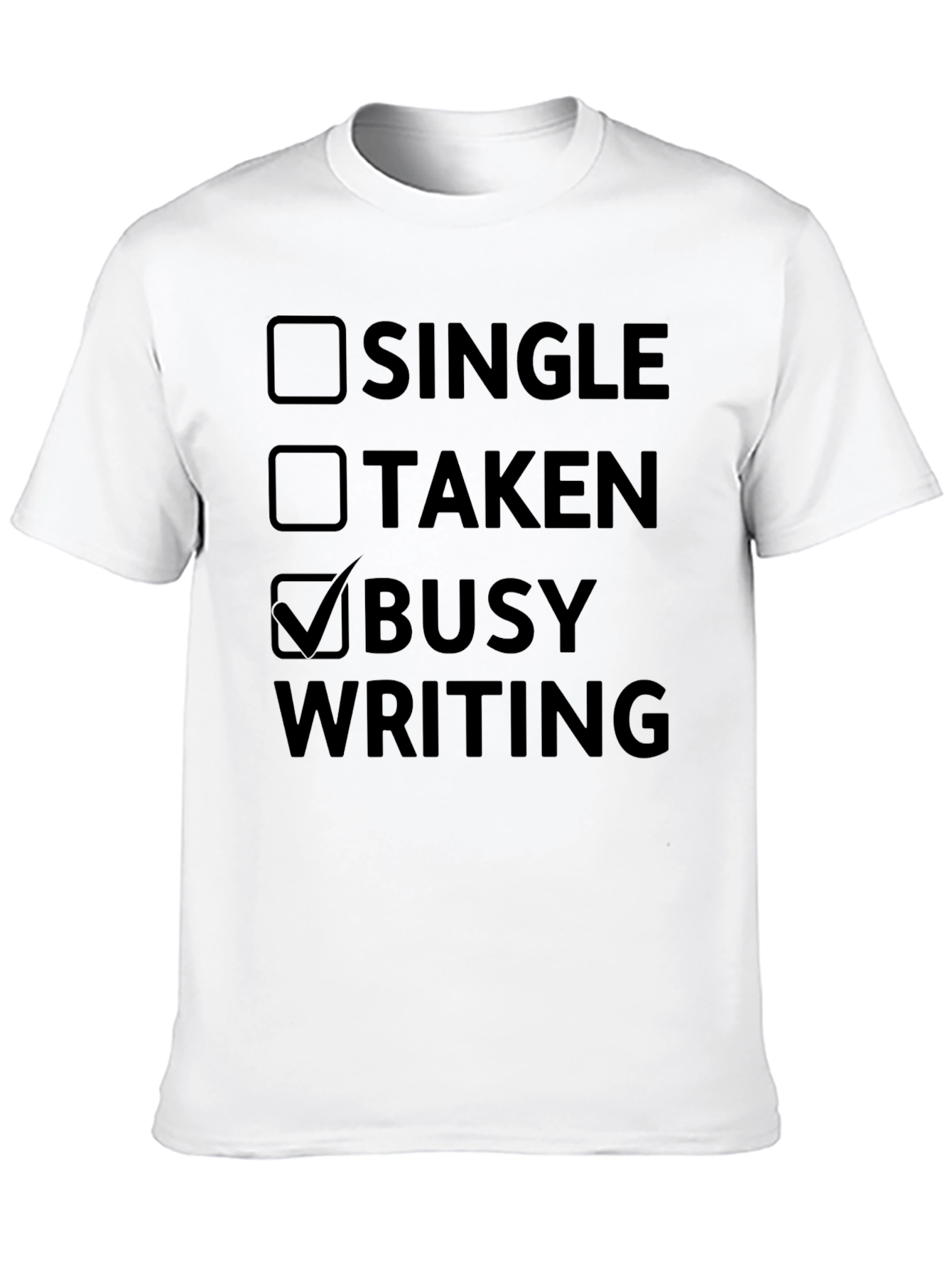 Busy Writing Novelty T-Shirt