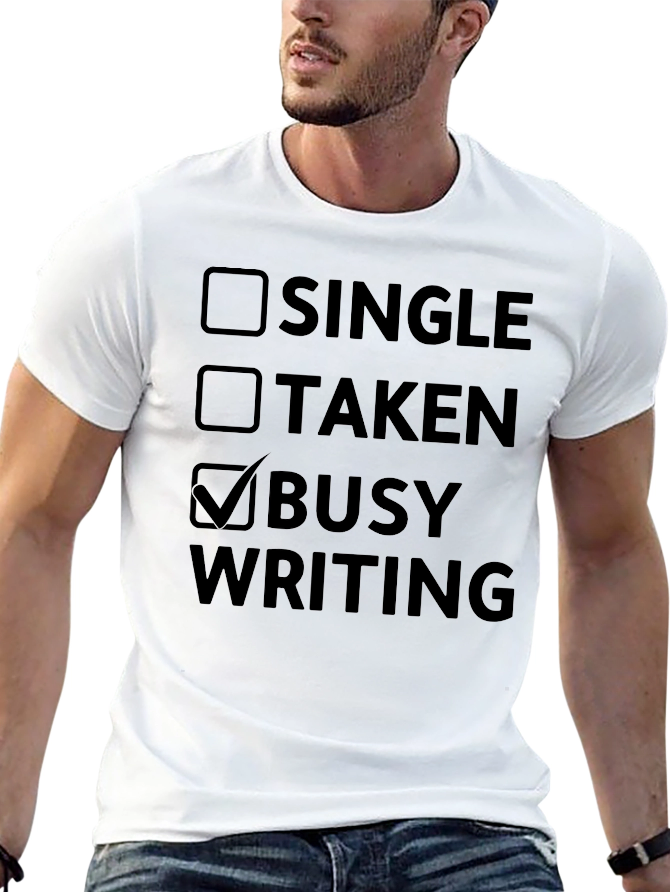 Busy Writing Novelty T-Shirt
