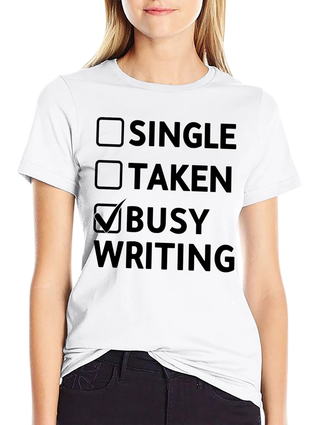 Busy Writing Novelty T-Shirt