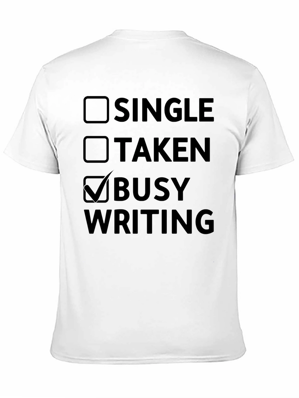 Busy Writing Novelty T-Shirt