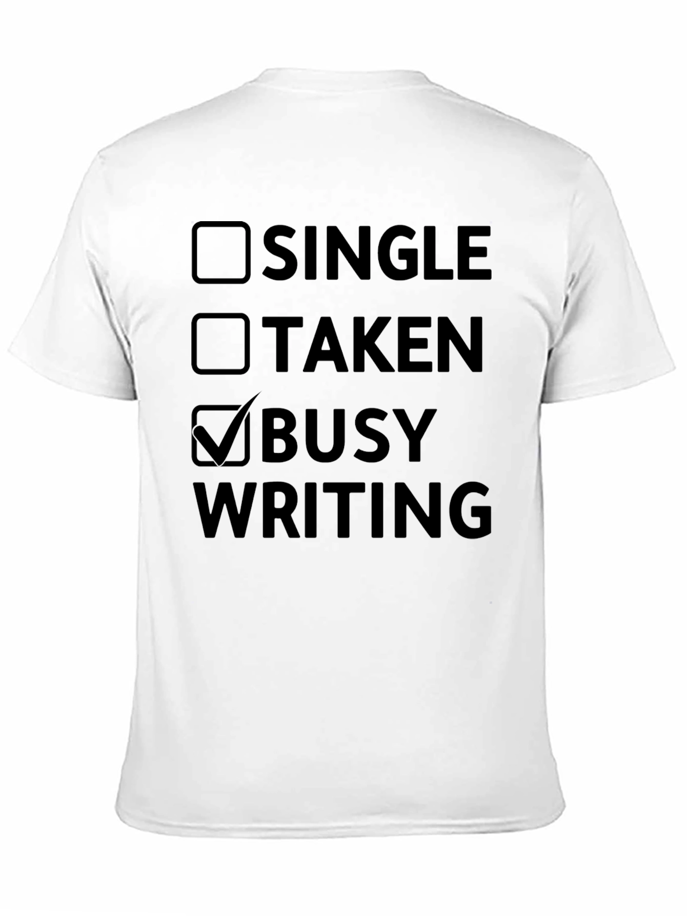 Busy Writing Novelty T-Shirt