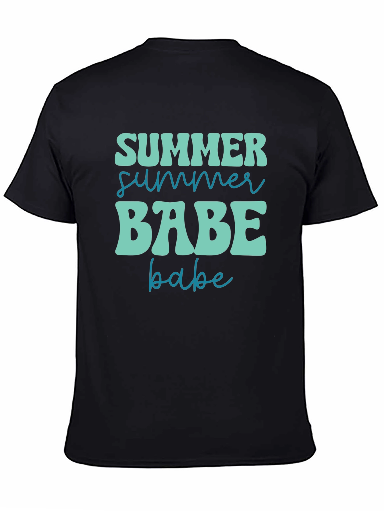 Summer Babe Graphic Tee - Trendy Casual T-Shirt