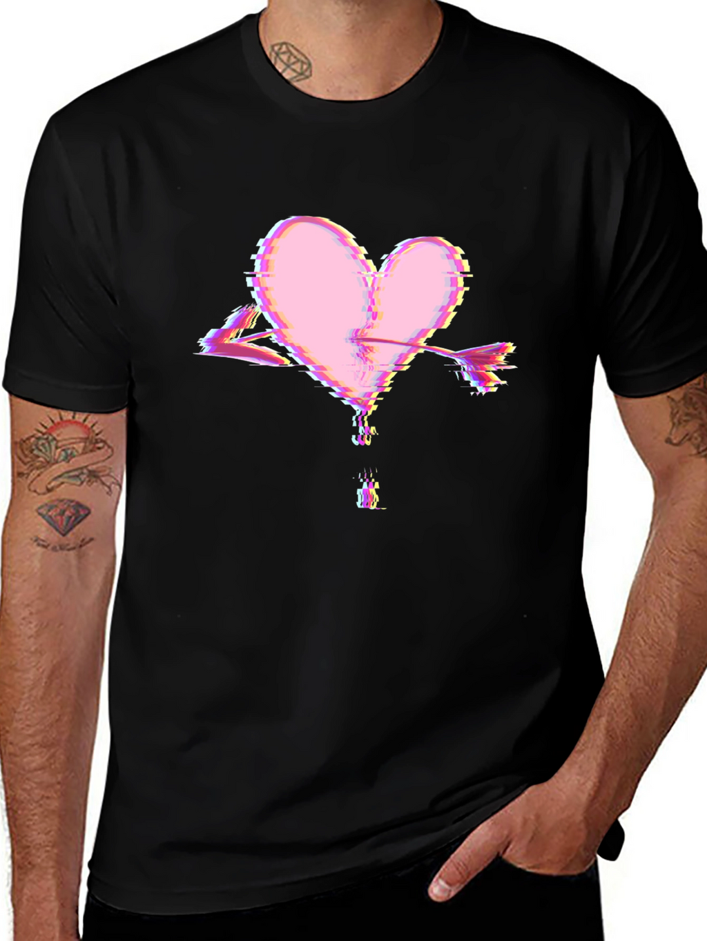 Heartbreaker Arrow T-Shirt - Black