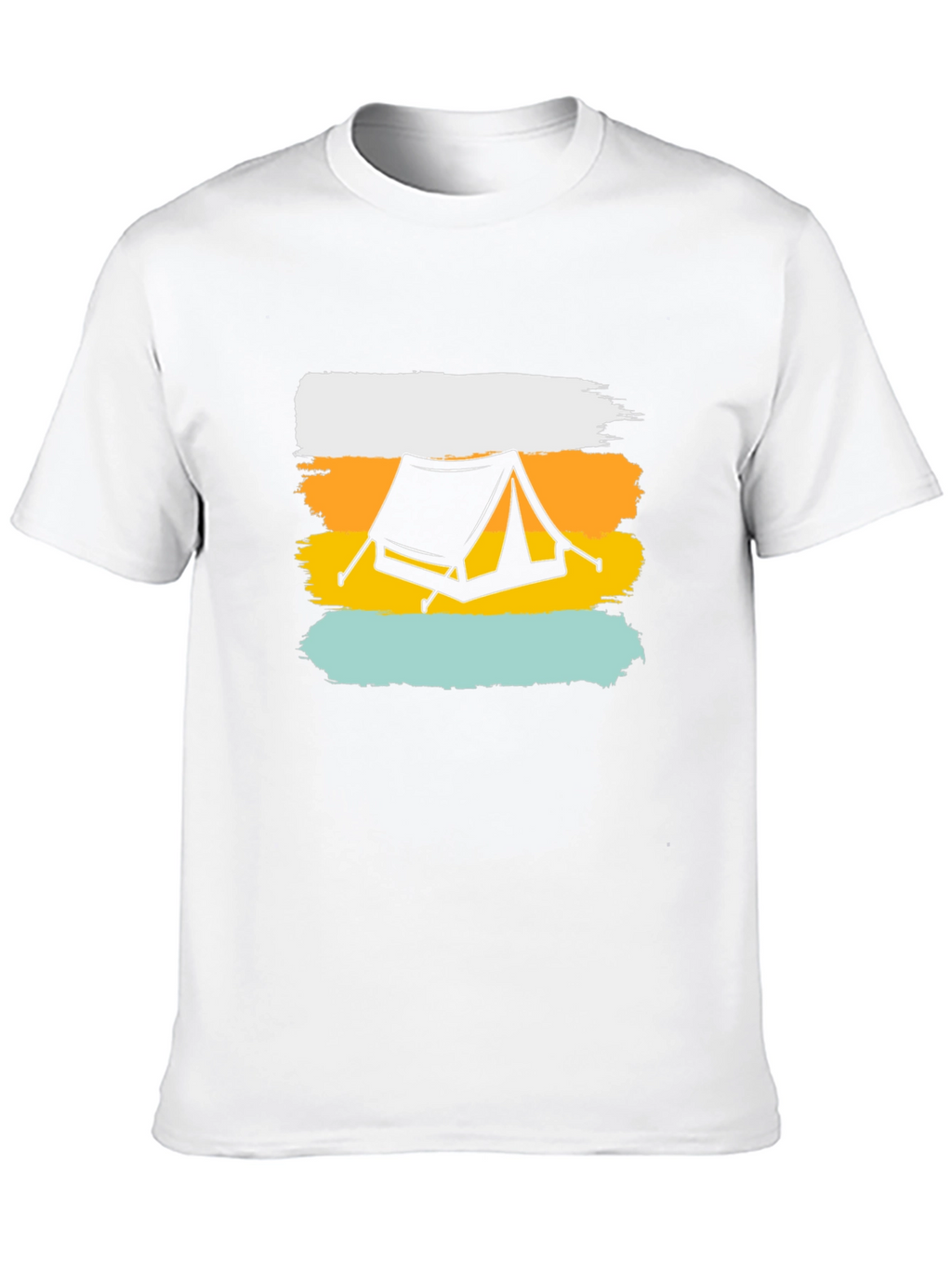 Camping Tent Graphic Tee - Outdoor Adventure Shirt