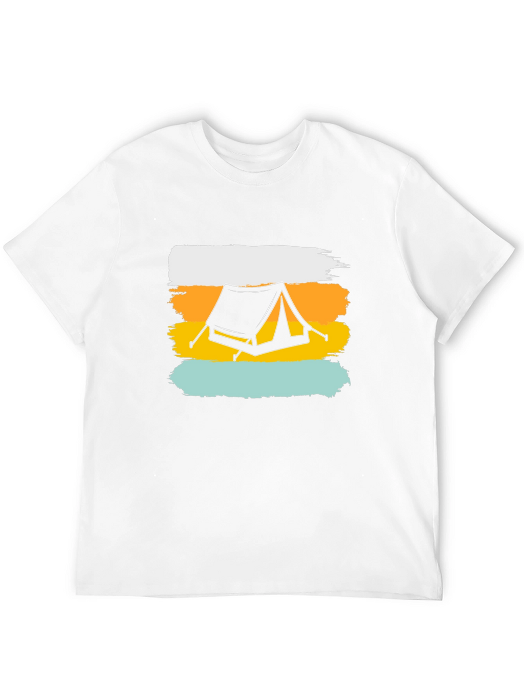 Camping Tent Graphic Tee - Outdoor Adventure Shirt