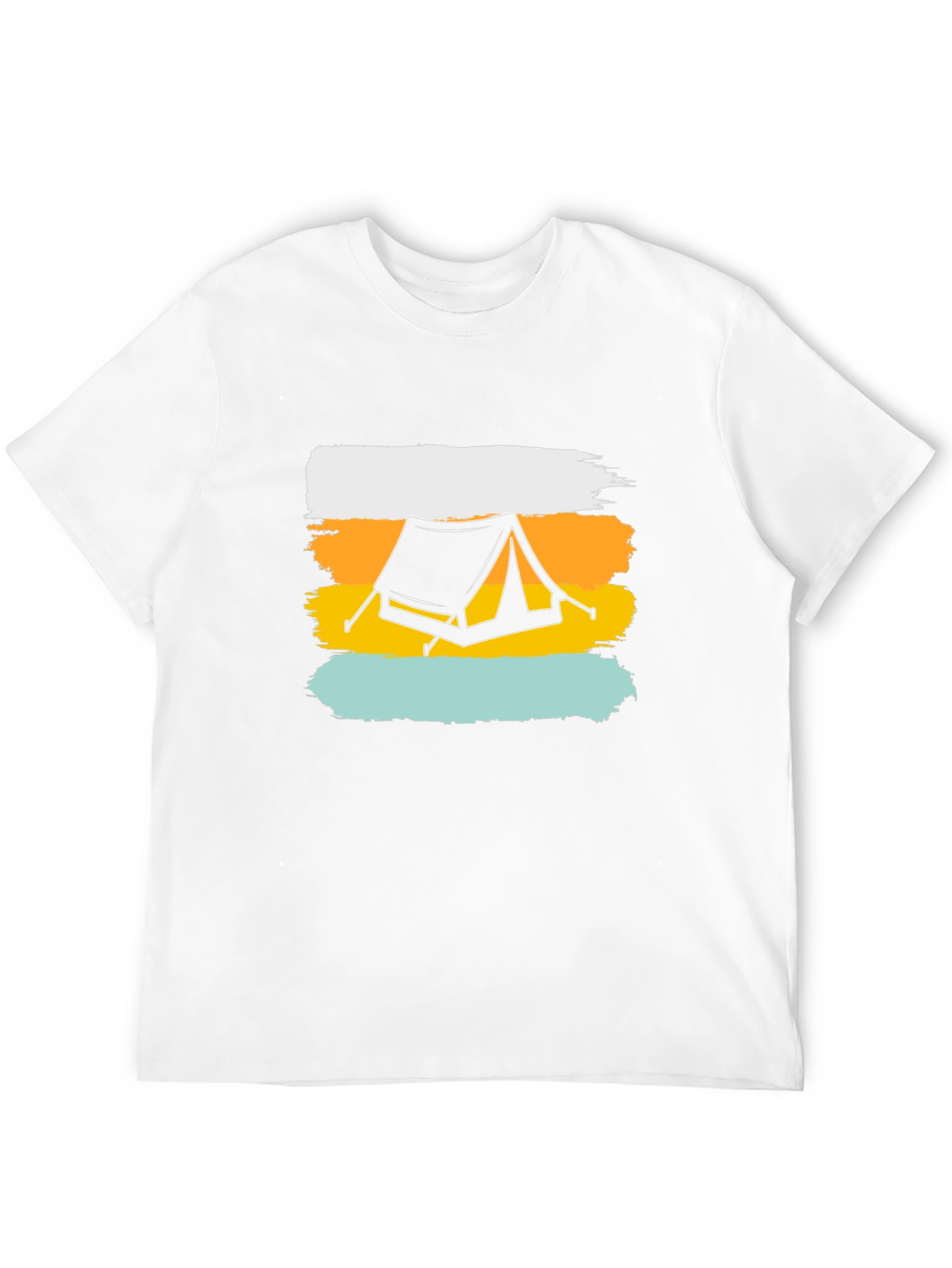 Camping Tent Graphic Tee - Outdoor Adventure Shirt