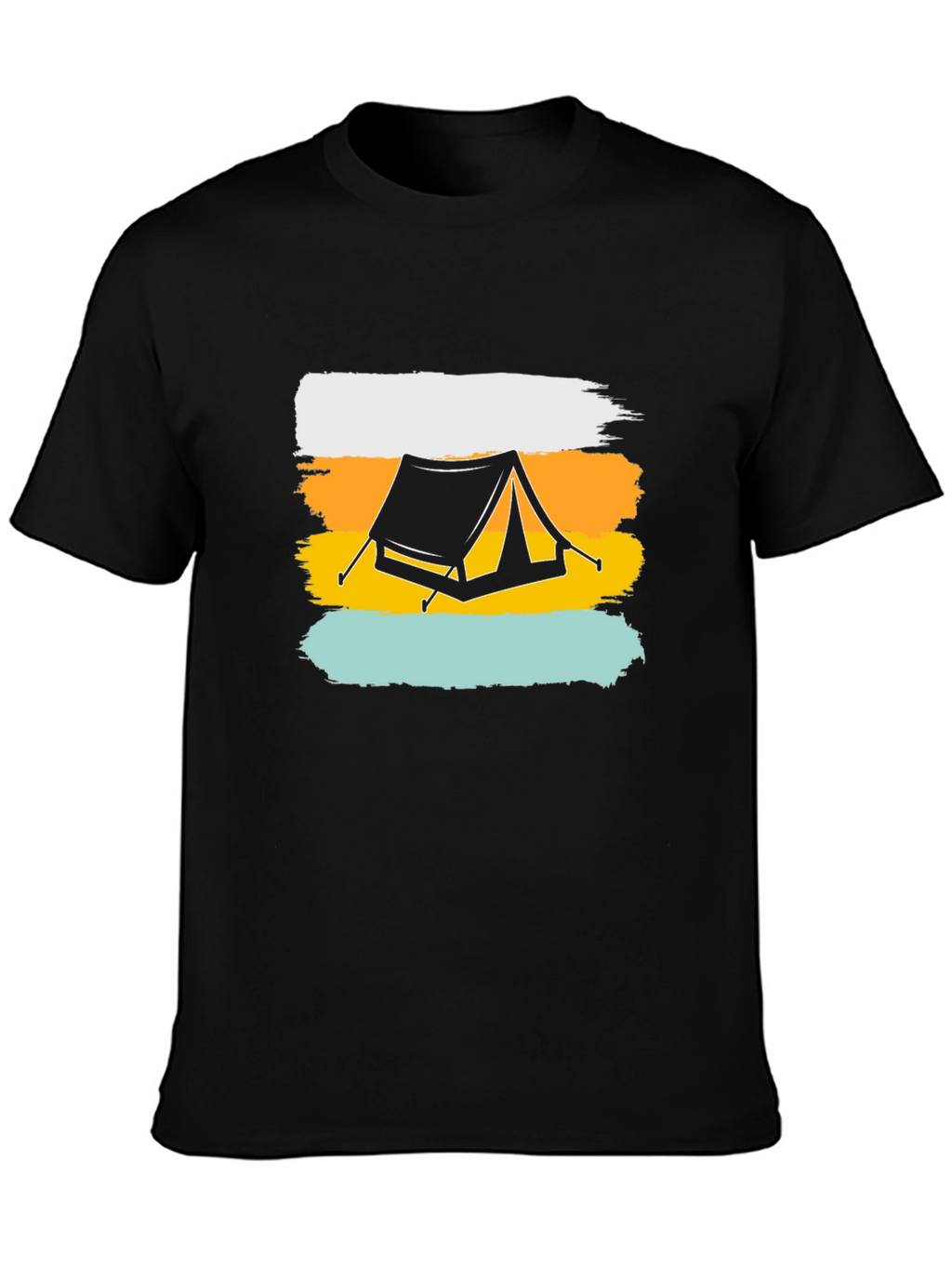 Camping Tent Graphic Tee - Outdoor Adventure Shirt