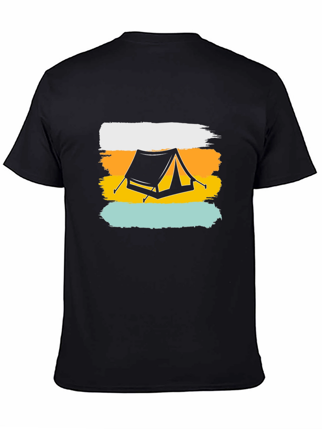 Camping Tent Graphic Tee - Outdoor Adventure Shirt