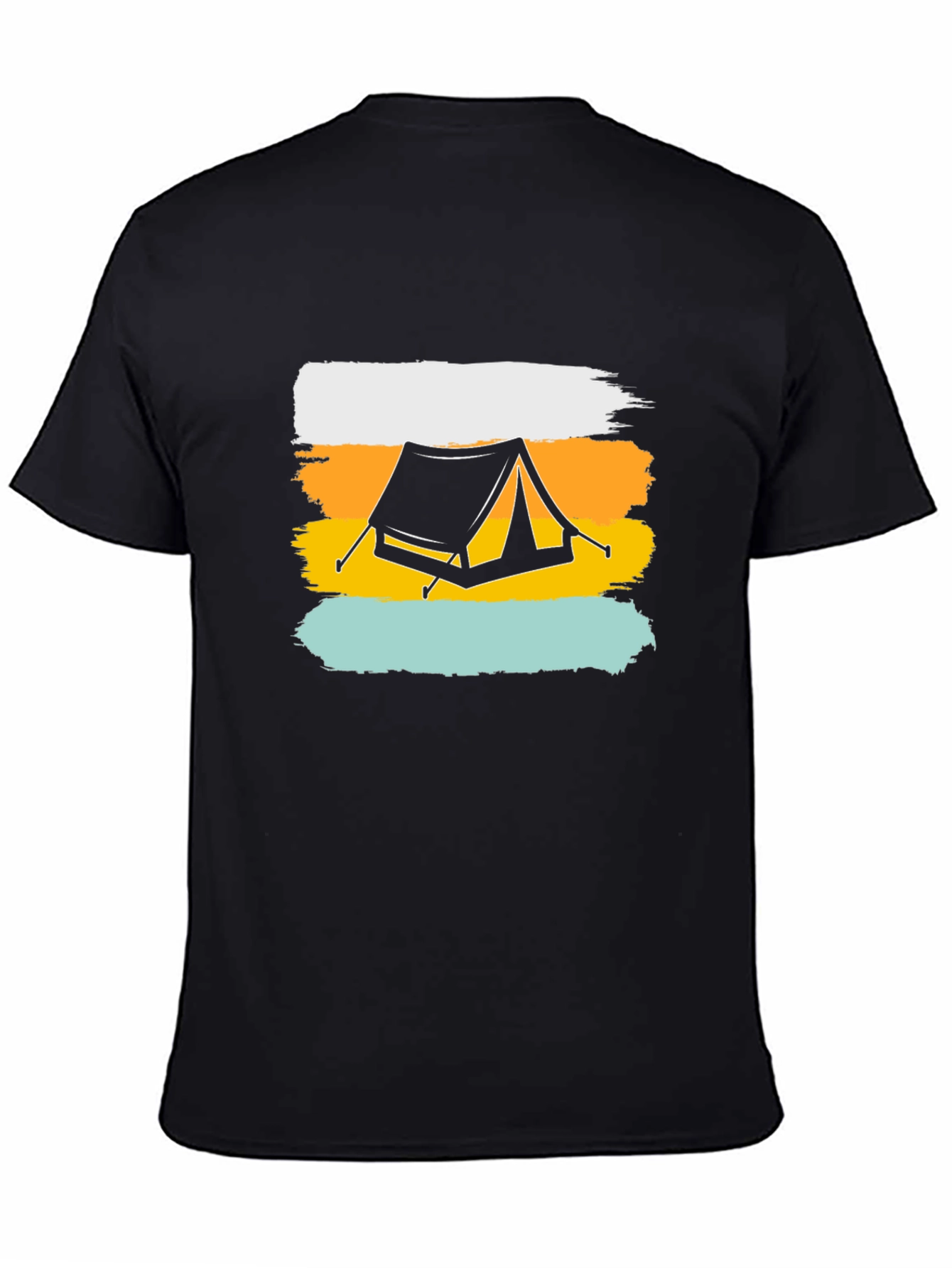 Camping Tent Graphic Tee - Outdoor Adventure Shirt