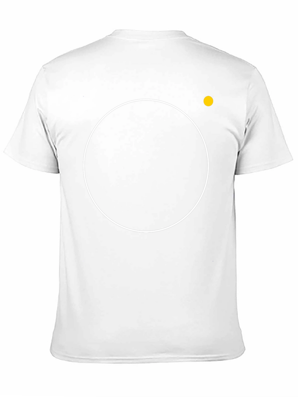 Modern Black T-Shirt with Circle Design