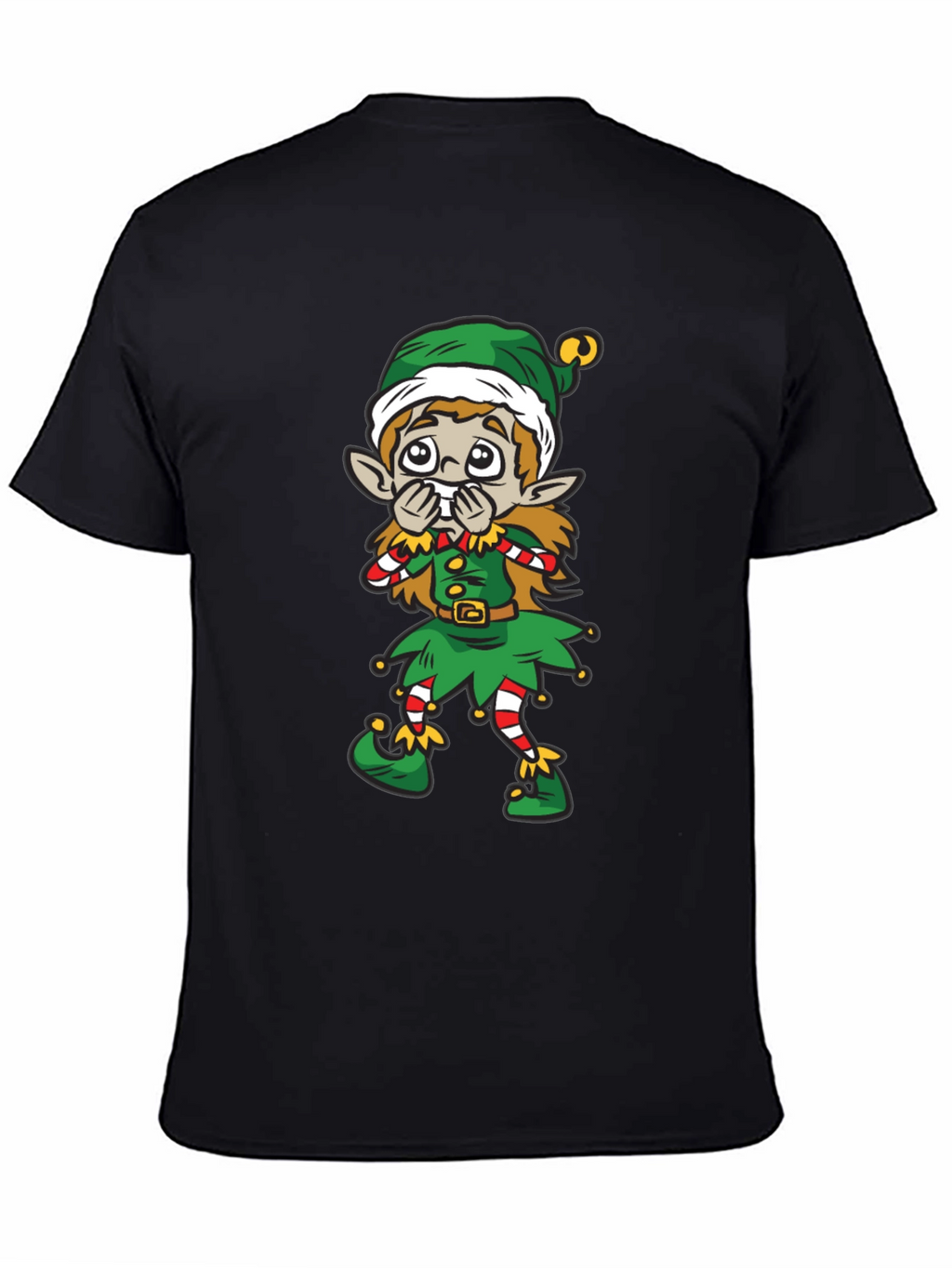 Elf Cartoon Graphic Tee