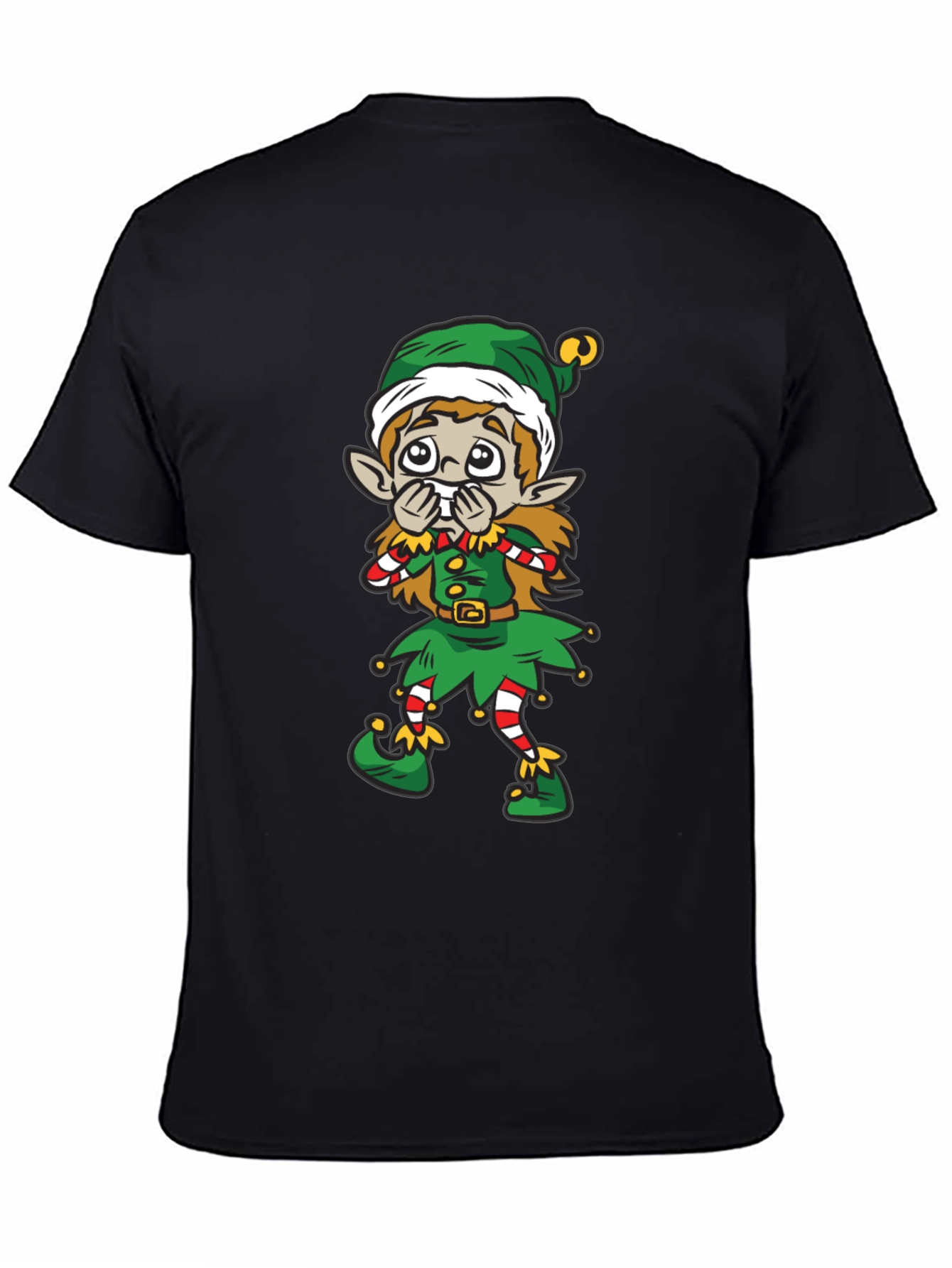 Elf Cartoon Graphic Tee