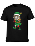 Elf Cartoon Graphic Tee