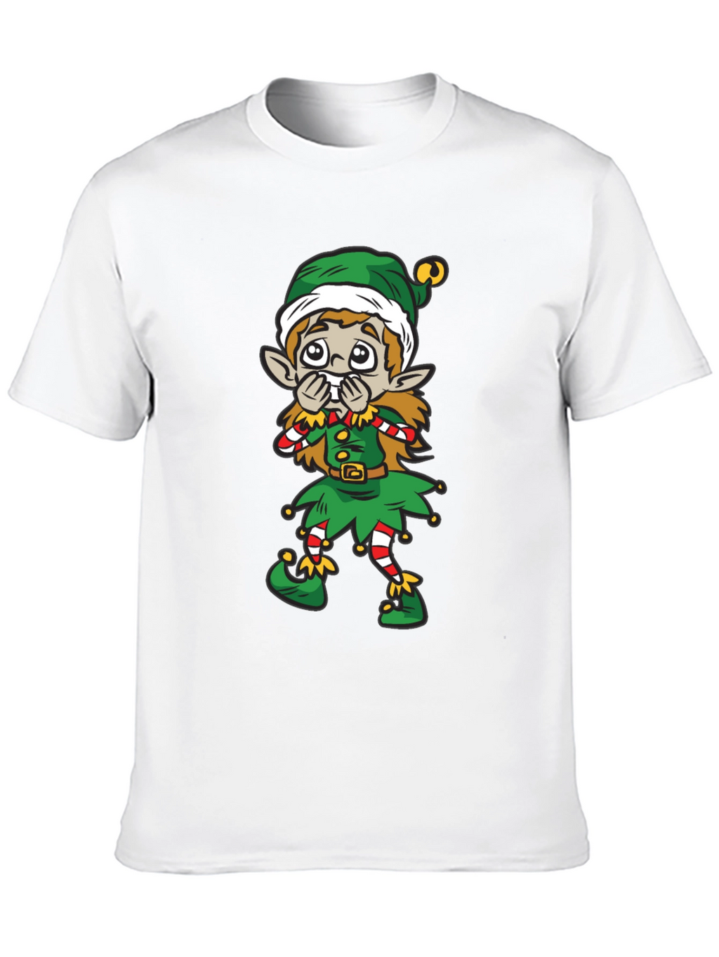Elf Cartoon Graphic Tee