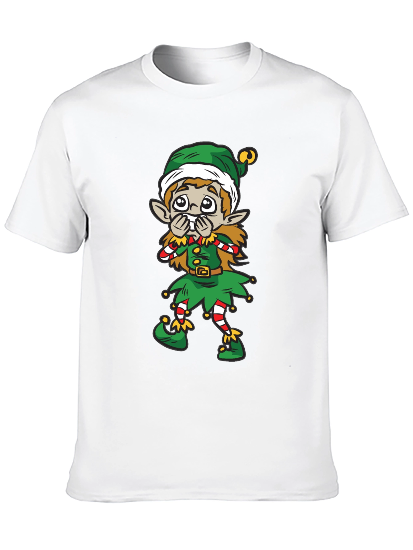 Elf Cartoon Graphic Tee