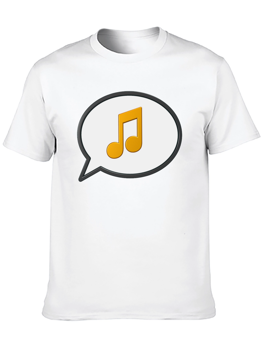 Musical Note Speech Bubble T-Shirt