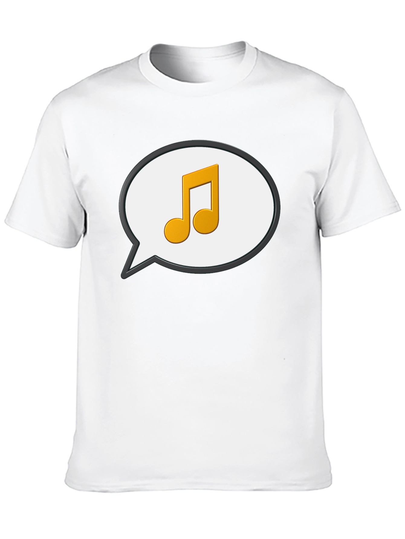 Musical Note Speech Bubble T-Shirt