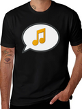 Musical Note Speech Bubble T-Shirt