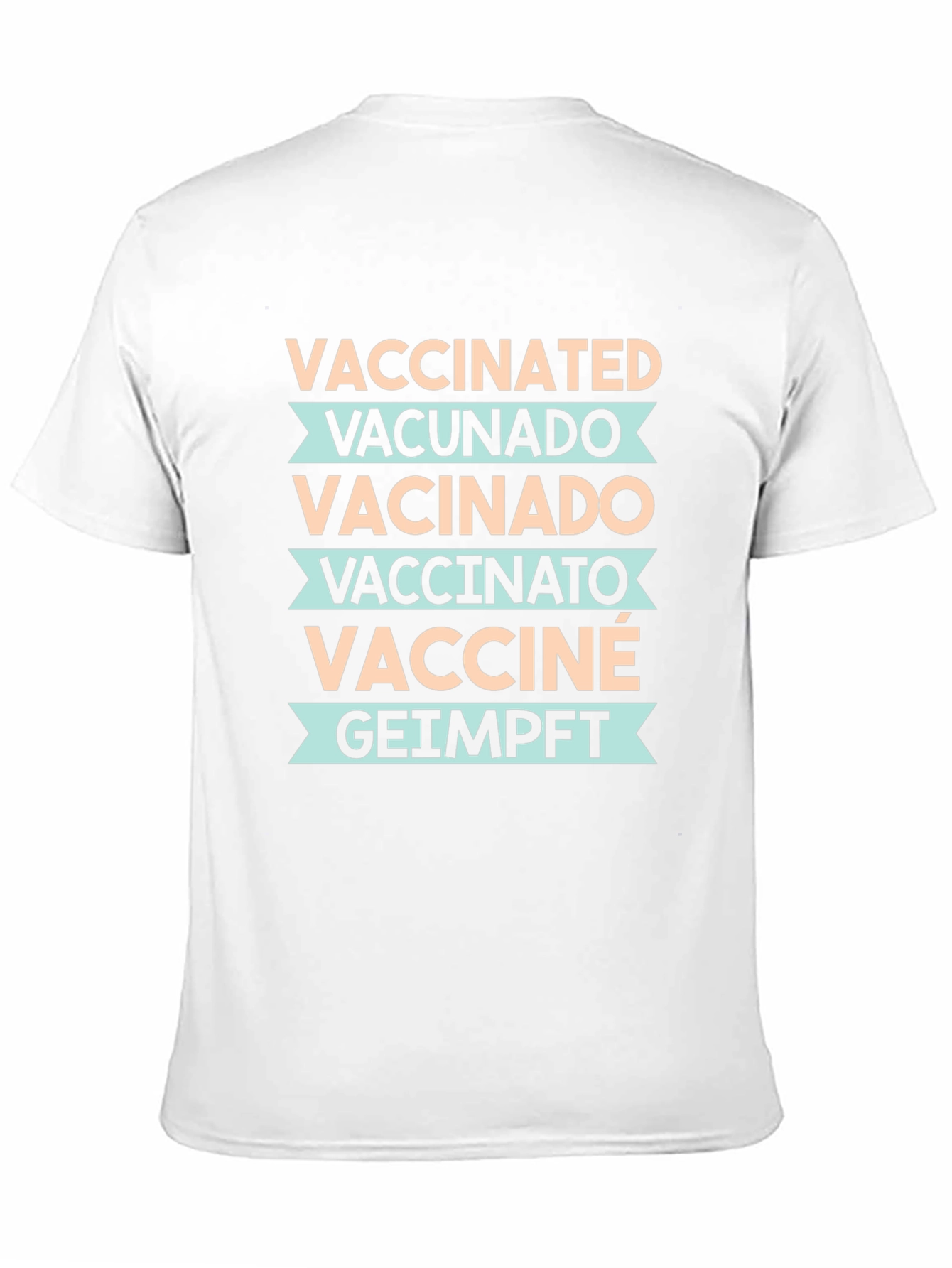 Vaccinated Languages Graphic Tee - Unisex Black T-Shirt