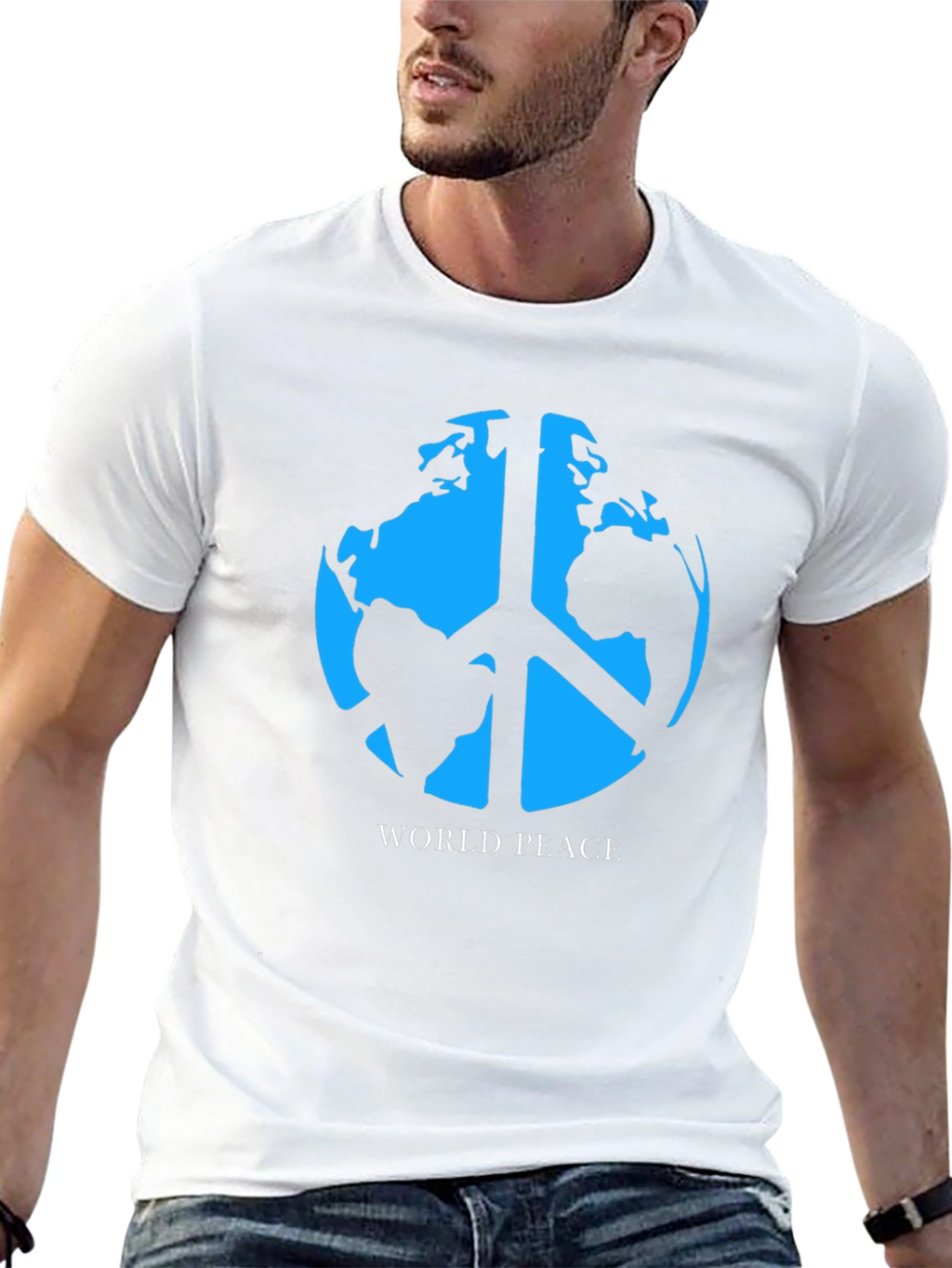 World Peace Graphic T-Shirt - Black